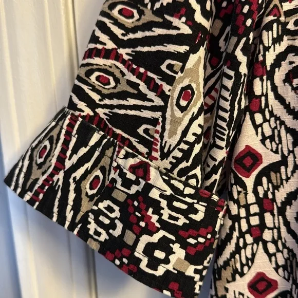 Ruby Rd. Geometric Print Jacket - Picture 4 of 5